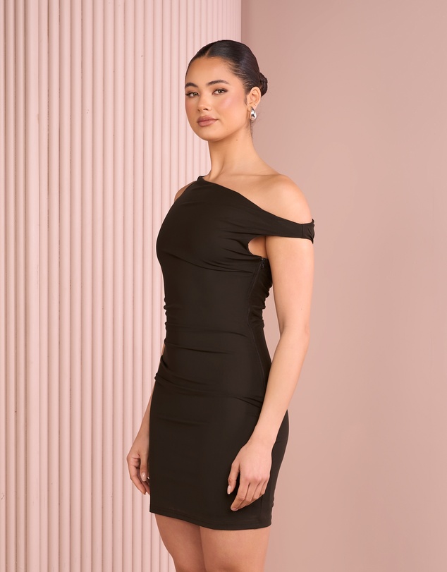 Azzurielle - Cory Off Shoulder Mini Dress