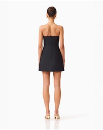 Elliatt - Mira Strapless Mini Dress in Black