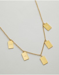 Carly Paiker - Hieroglyph Tag Necklace