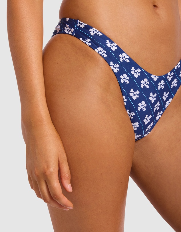Seafolly - Batik Bloom High Cut Bikini Bottom
