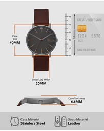 Skagen - Skagen Signatur Brown Watch SKW6860