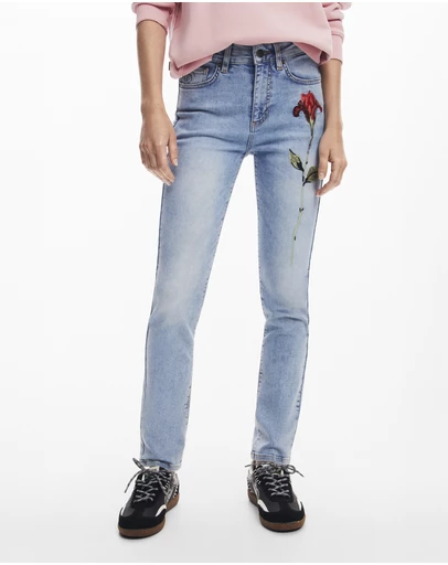 Desigual - Pink denim pants