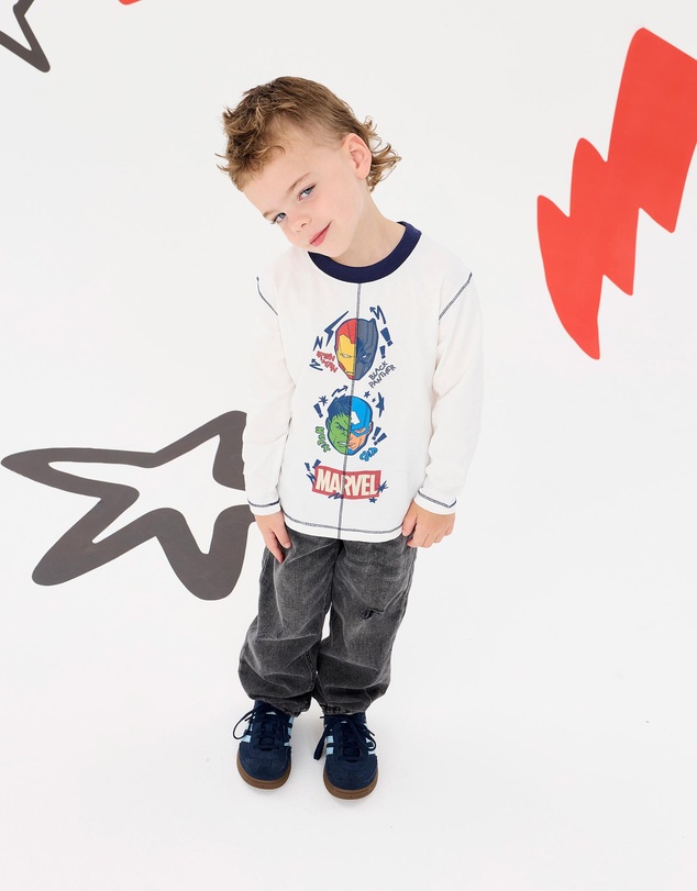 Rock Your Kid - Marvel LS Tee - Kids-Teens