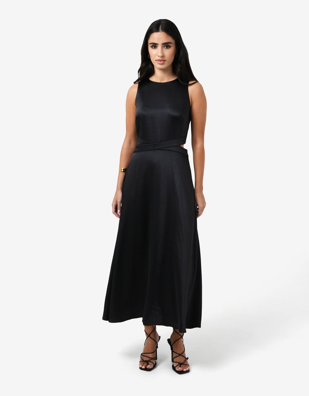 Forcast - Louisa Cut Out Satin Dress