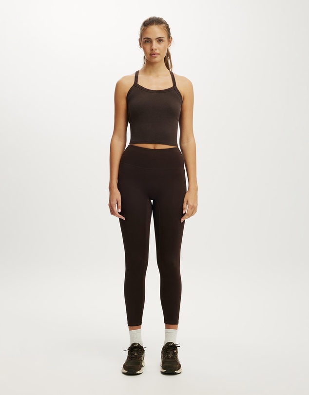 Cotton On Body Active - Active Rib T-Bar Cropped Tank