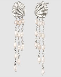 Haze & Glory - ICONIC EXCLUSIVE - Earrings Hanger Serene Shell 925 Sterling Silver