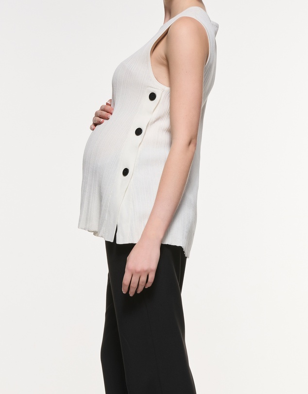 Soon Maternity - Collette Linen Knit Feeding Tank