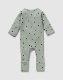 Wilson & Frenchy - Tumbletwig Organic Waffle Zipsuit - Babies