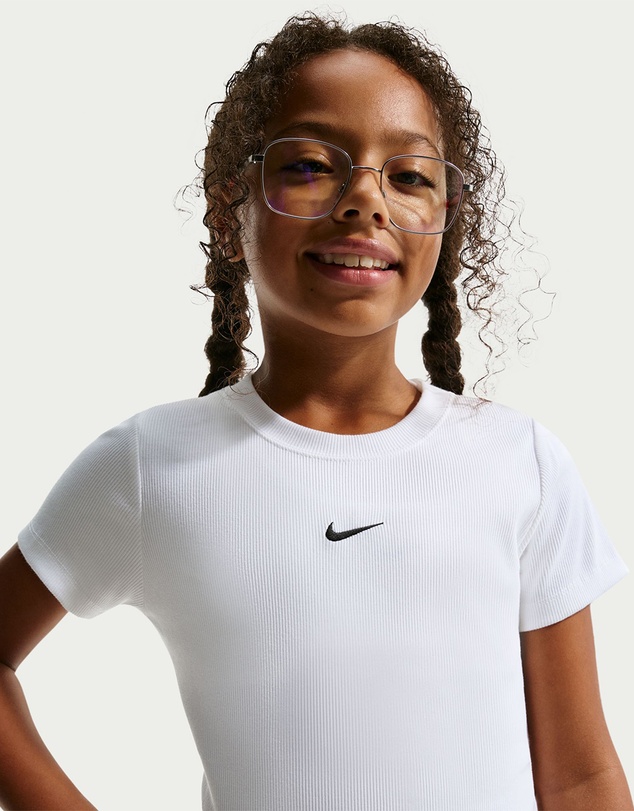 Nike - Crop Rib Tee - Teens