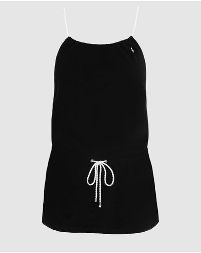 polo ralph lauren beach terry towelling halter dress Ralph Lauren Terry Cloth Halter Dress