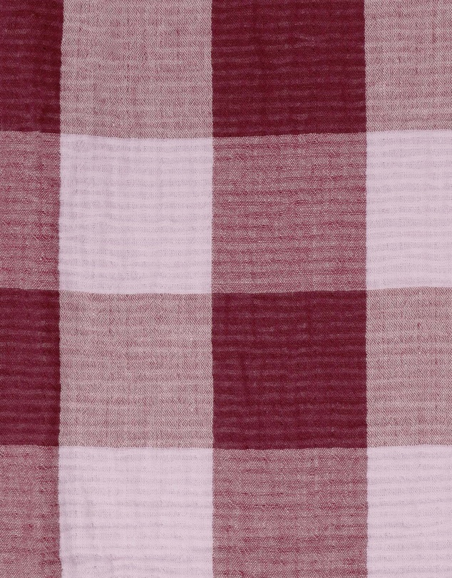 Bambury - Willow Cotton Gingham Square Cushion