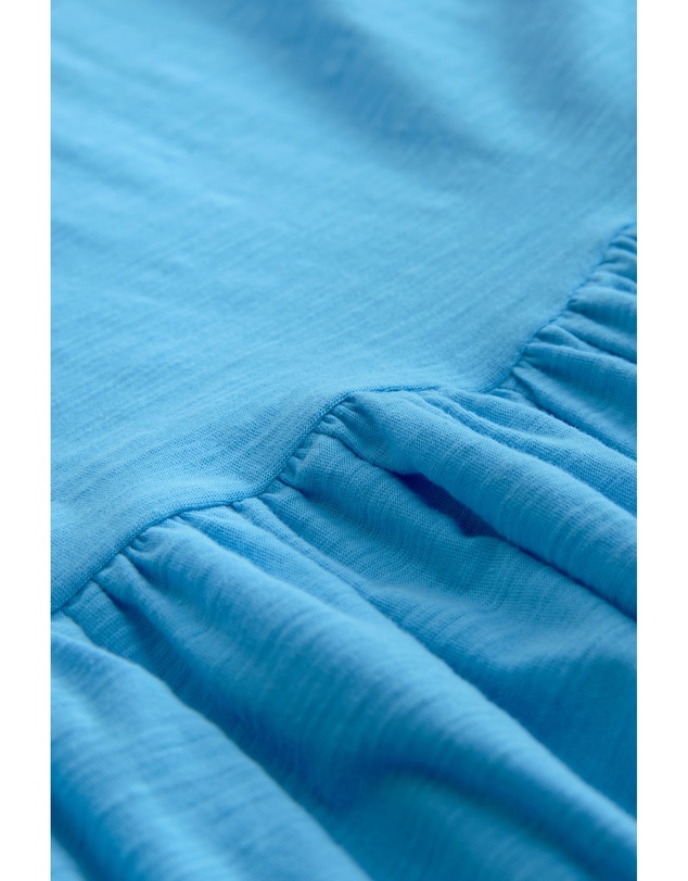 NEXT - Sleeveless Drop Waist 100% Cotton Crew Neck Midi Dress