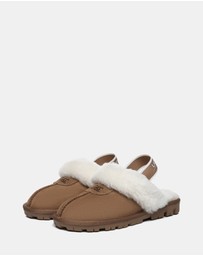 EVERAU - Australian Shepherd Ugg Waffle Plus Cow Suede Upper House Shoes