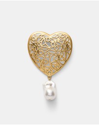 MIMCO - Fond Heart Brooch