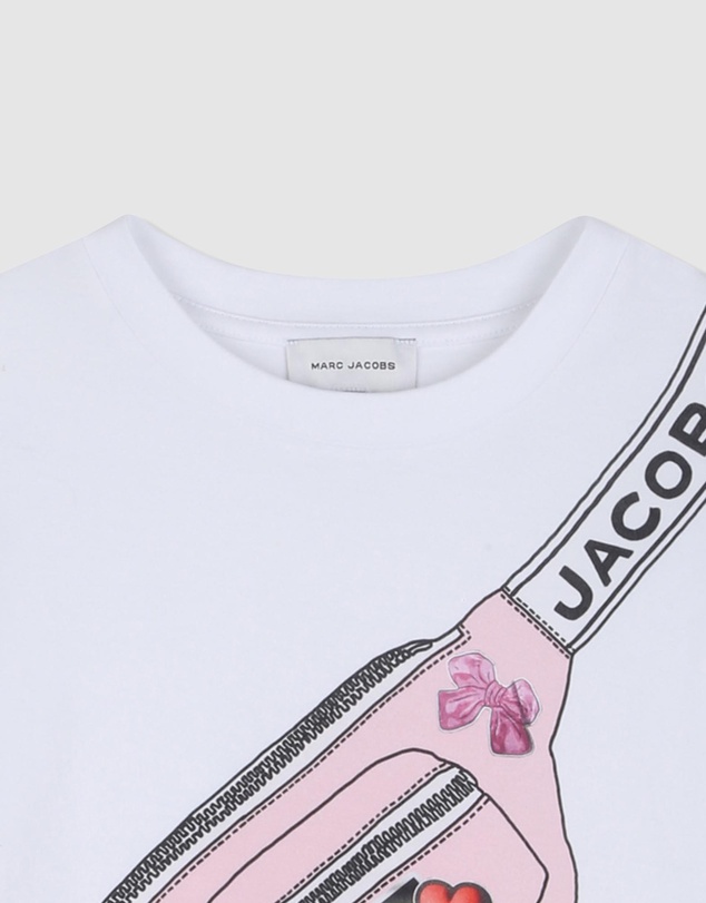 Marc Jacobs - Crossbody Bag Print Short Sleeve T-Shirt - Kids-Teens