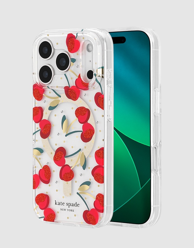 Kate Spade - Kate Spade Cherry Dot MagSafe Case for iPhone 17 Pro