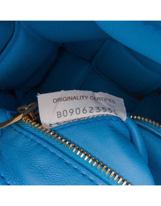 Pre-Loved by Azura Reborn - Pre-Loved Nappa Intrecciato Padded Chain Cassette Satchel