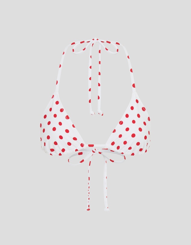 Vacay Swimwear - Rio Top Red Polka
