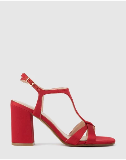 Edward Meller - KHLOE85 Block Heel T-Bar Sandal
