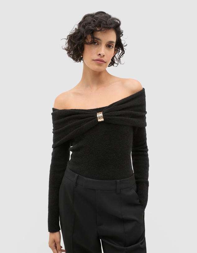 Seed Heritage - Lofty Twist Off Shoulder Knit