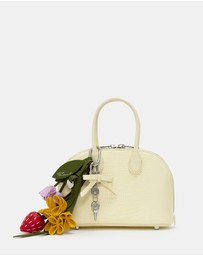 Self Portrait - Lizard Leather Toast Mini Bag