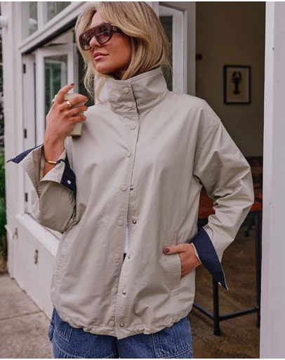 Ceres Life - Tess Funnel Neck Jacket
