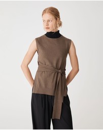 Forcast - Nora Sleeveless Tie Waist Knit