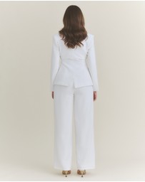 Six Stories - Pleated Wide Leg Trouser