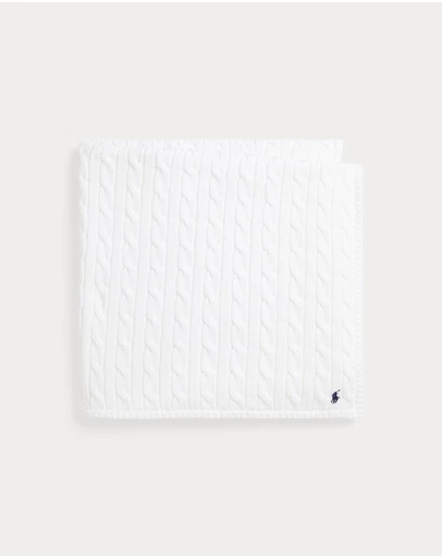 Polo Ralph Lauren - Cable-Knit Cotton Blanket - Babies
