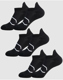 High Heel Jungle - Cushion Support Sport Socks - 3 Pack