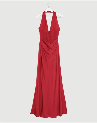 Revibe - Repaired MISHA The Celine Satin Dress - AU 8