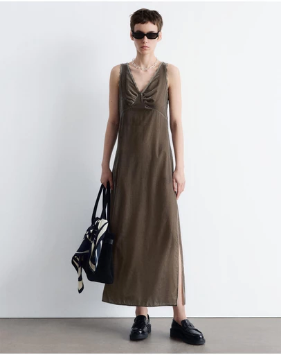 & Other Stories - Velvet Maxi Dress