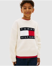 Tommy Hilfiger - Heritage Flag Chunky Knit Jumper - Kids