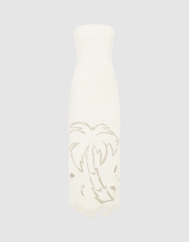 LEO LIN - Ava Applique Bustier Maxi Dress