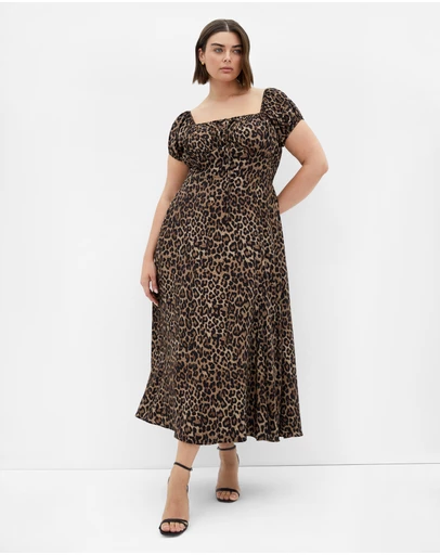 City Chic - Abbigail Print Maxi Dress