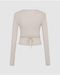 St. Agni - Baby Wool Wrap Top