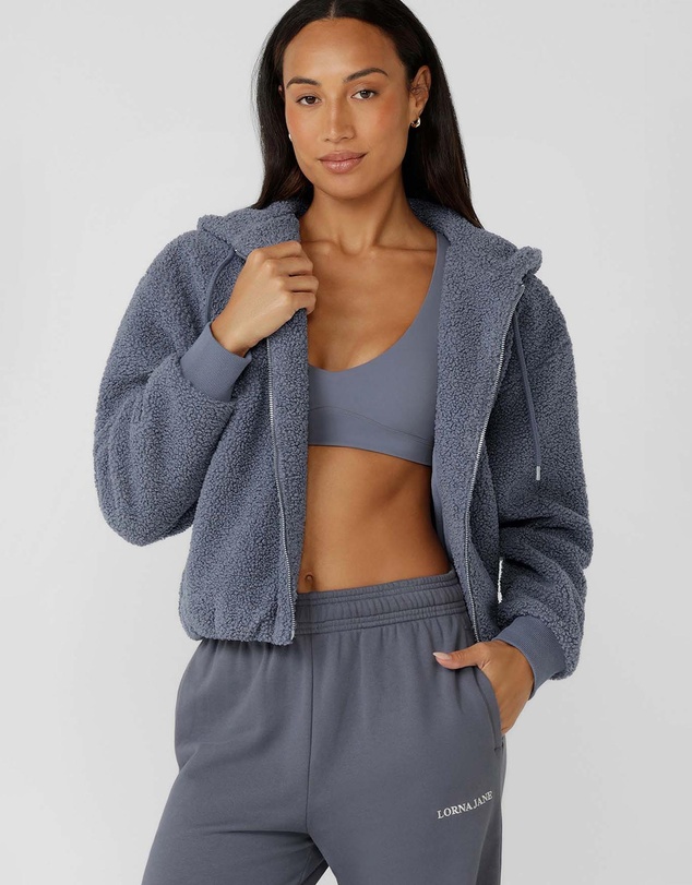 Lorna Jane - Field Teddy Zip Through Hoodie