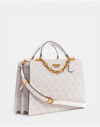 GUESS - Kristle Logo Girlfriend Satchel Bag