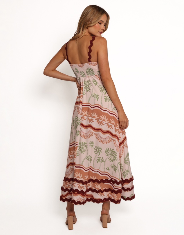 Petal & Pup - Briella Maxi Dress - Palm Tree Print
