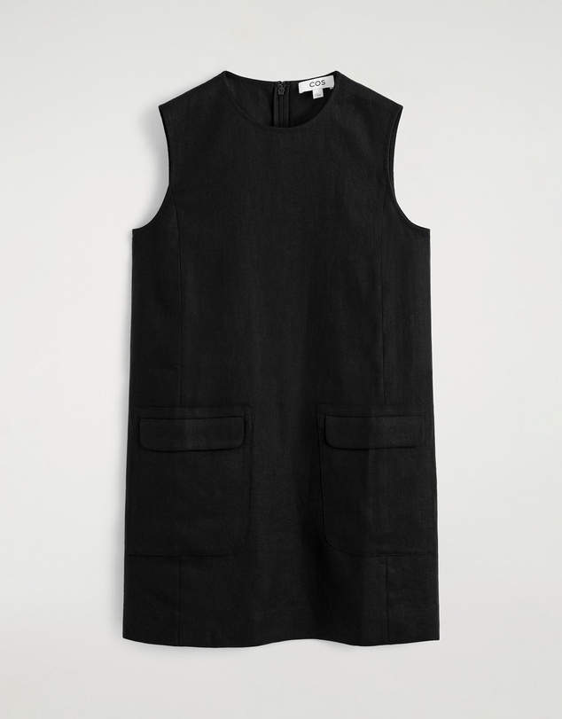 COS - Linen Mini Shift Dress