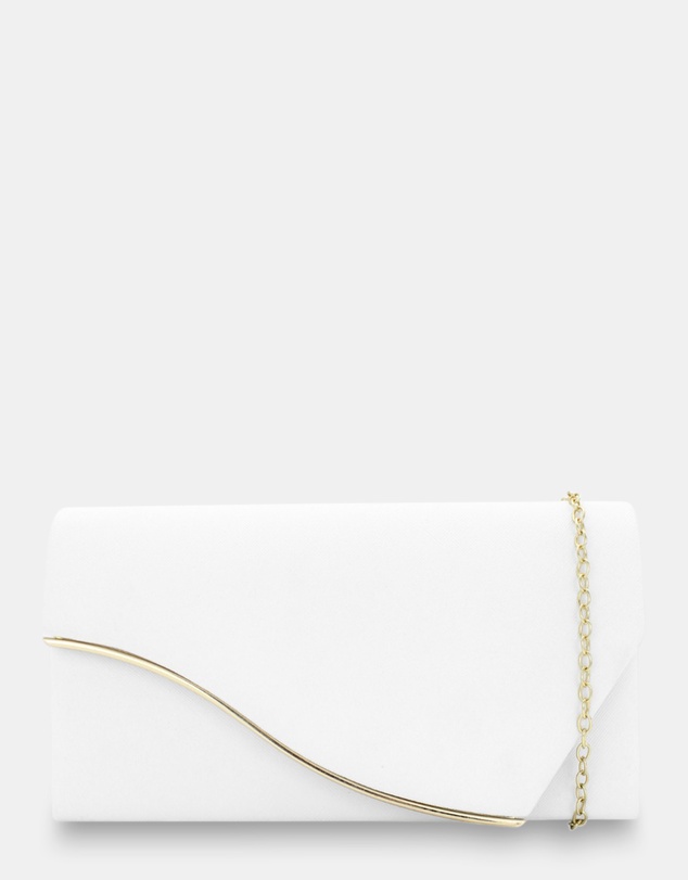 Morgan & Taylor - Jordana Clutch in White