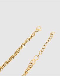 Nialaya Jewellery - Gold Rope Chain Choker