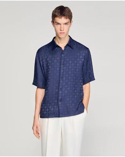 Sandro - Jacquard Cross Mc Shirt