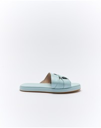 Walnut Melbourne - Laine Leather Slide
