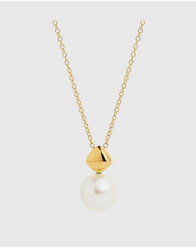 Najo - Mirage Yellow Gold Pearl Necklace