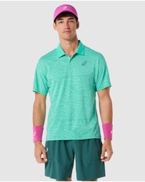 ASICS - Match Jacquard Polo Short Sleeved Top - Men's