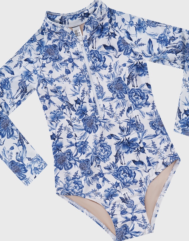 Aqua Blu Kids - Azalea Long Sleeve One Piece - Kids