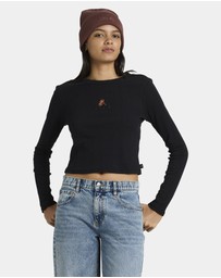 RVCA - Womens Bailey Long Sleeve T-Shirt