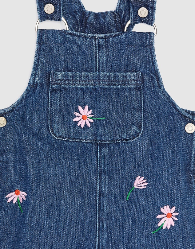 ARKET - Embroidered Denim Dungarees - Babies