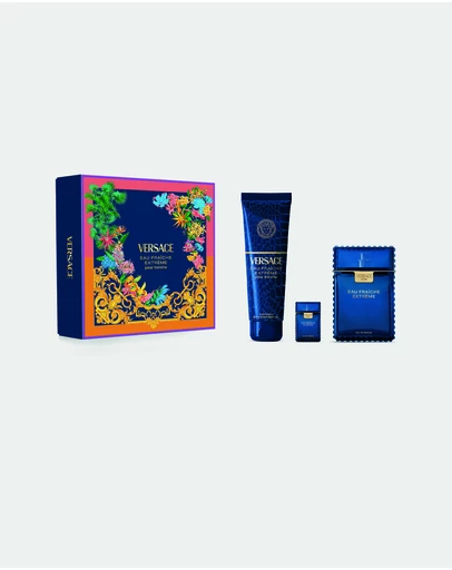 Versace - Eau Fraiche Extreme EDP Gift Set (100ml + Bath & Shower gel 150ml + 5ml)